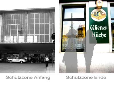 Schutzzone Anfang und Ende 15.Bezirk